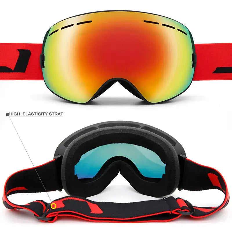 Ski Goggles With Anti-Fog Protection