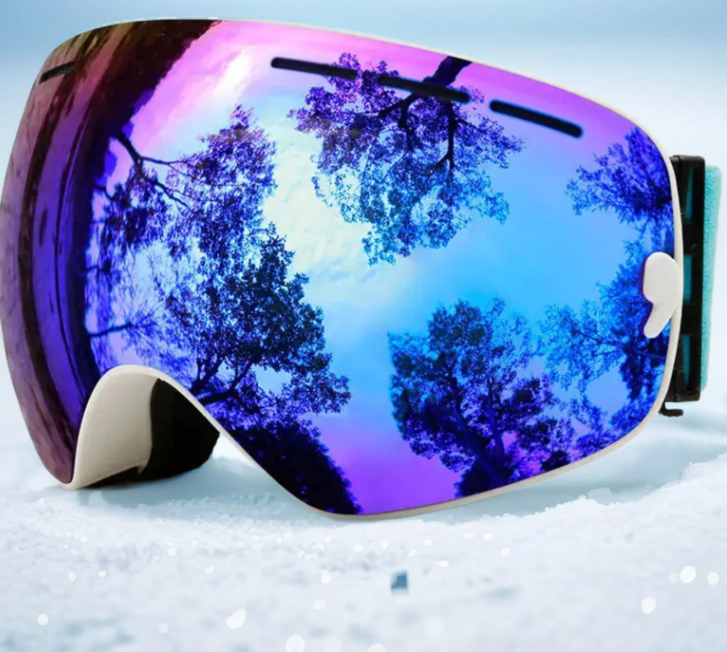 Ski Goggles With Anti-Fog Protection